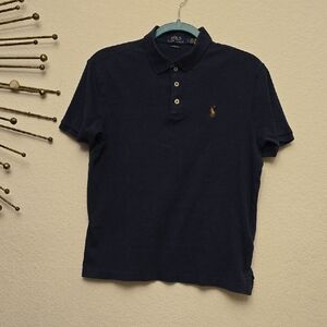 Polo by Ralph Lauren Women's's Dark Blue Navy Polo Shirt